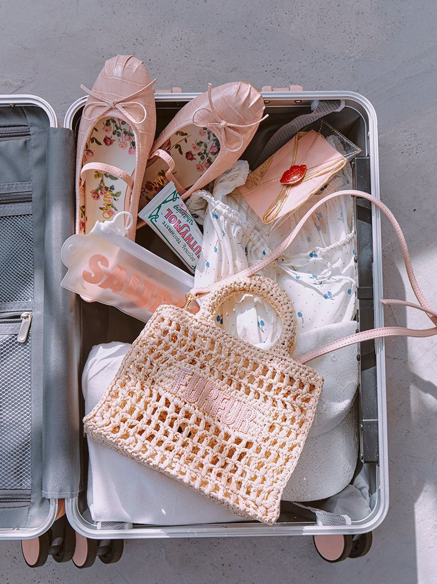 FURFUR「【限定カラー】ラフィアロゴトートバッグ」|トートバッグ|