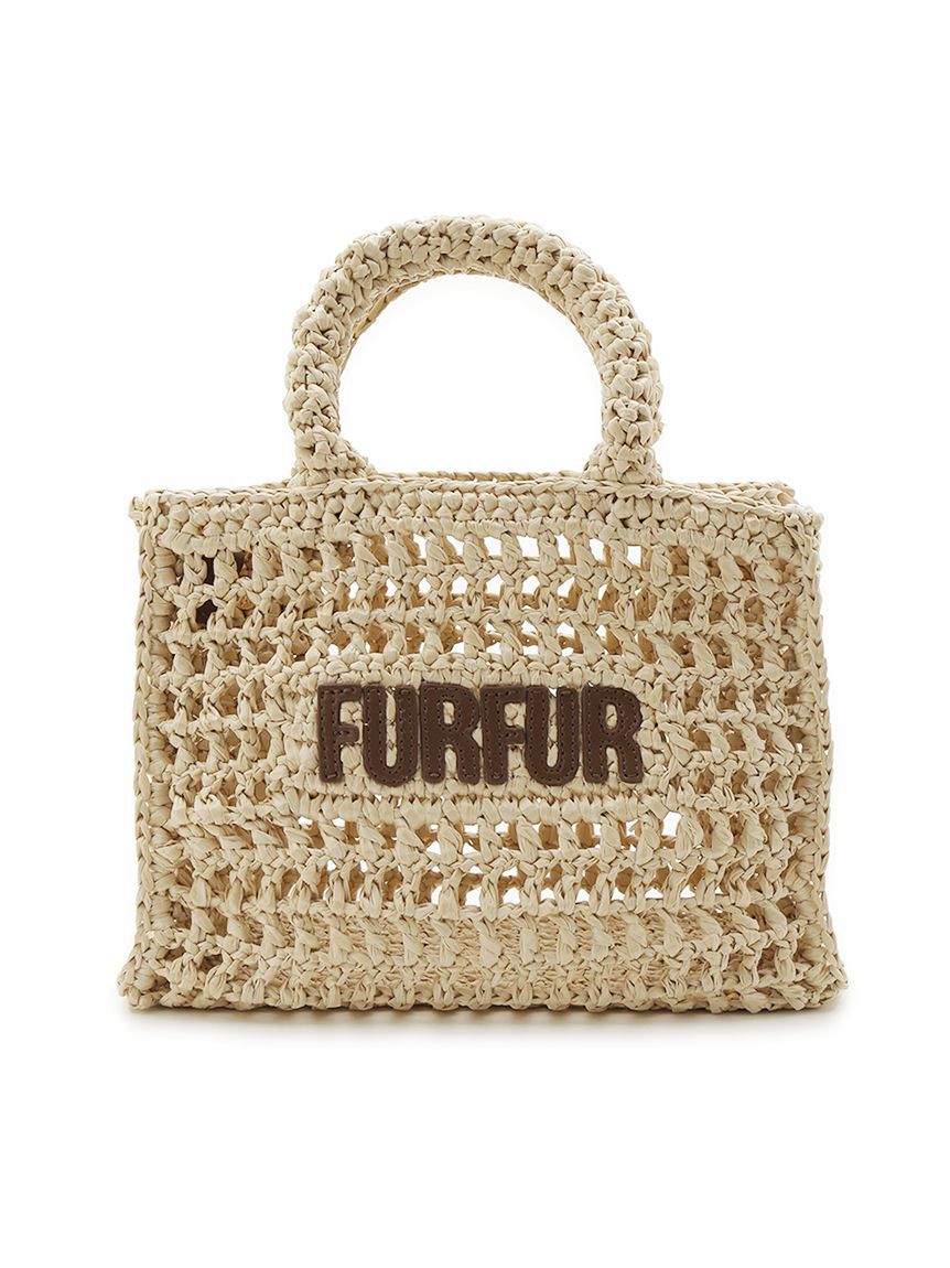 FURFUR「【限定カラー】ラフィアロゴトートバッグ」|トートバッグ|