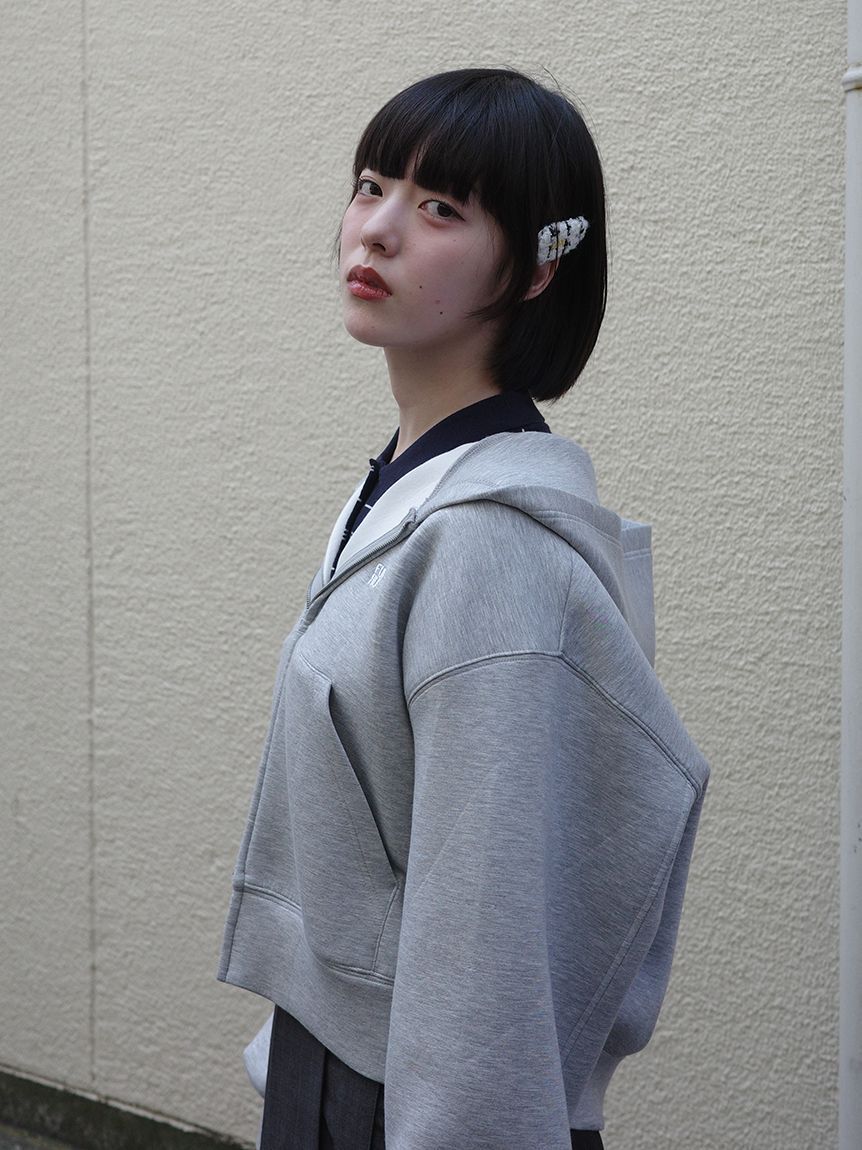FURFUR「【WEB・一部店舗限定カラー】ロゴ刺繍ジップアップフーディー」|パーカー|