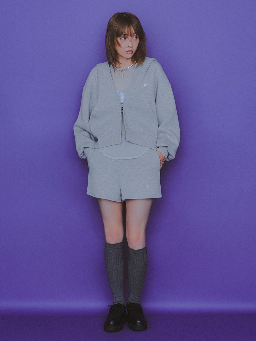 FURFUR「【WEB・一部店舗限定カラー】ロゴ刺繍ジップアップフーディー」|パーカー|