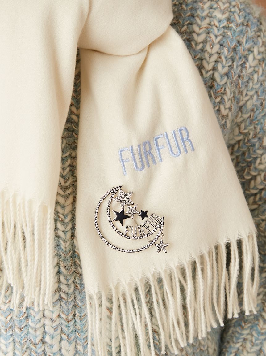 FURFUR「ムーン＆スターモチーフブローチ」|ブローチ・コサージュ|