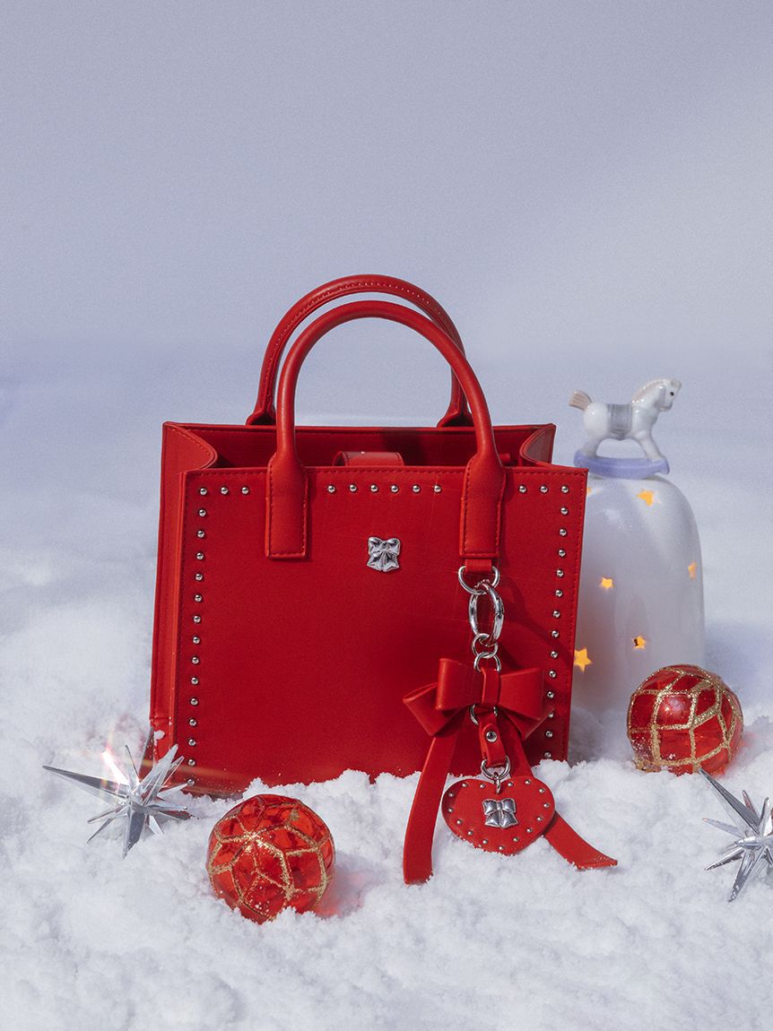 FURFUR「【限定カラー】リボンカシメトートバッグ」|トートバッグ|RED