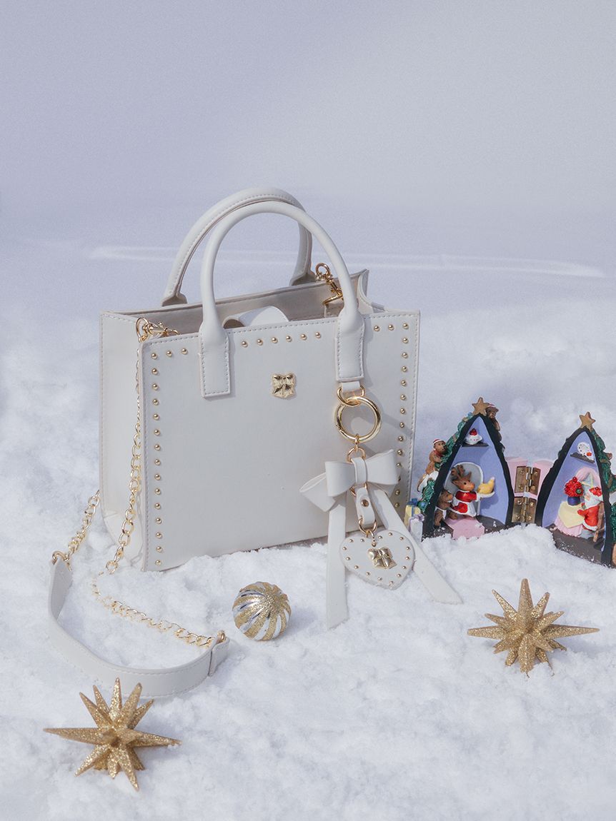 FURFUR「【限定カラー】リボンカシメバッグチャーム」|キーケース|