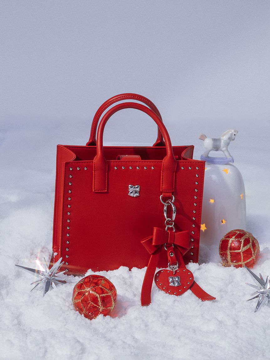 FURFUR「【限定カラー】リボンカシメバッグチャーム」|キーケース|