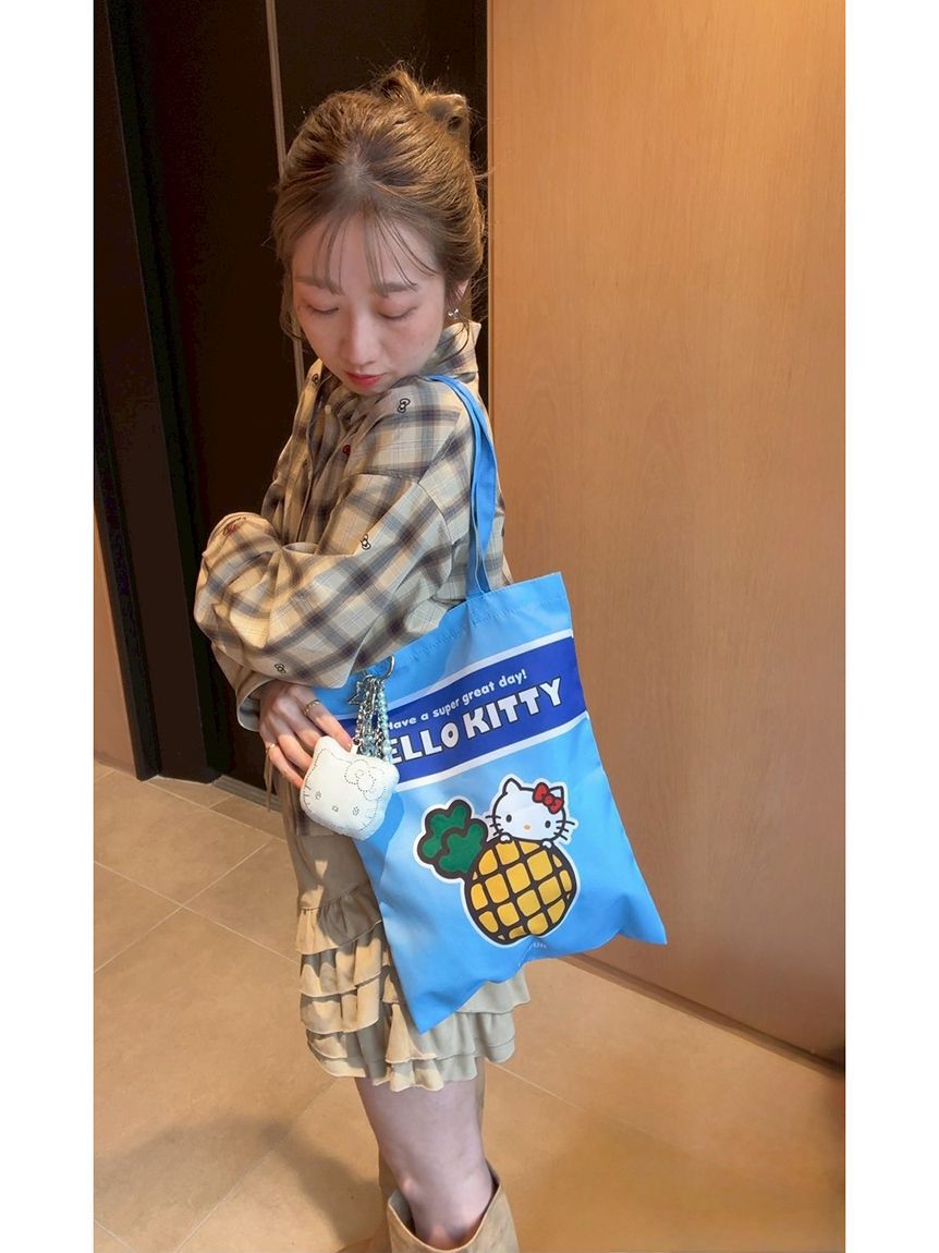 FURFUR「HELLO KITTYクリスタルチャーム」|キーケース|