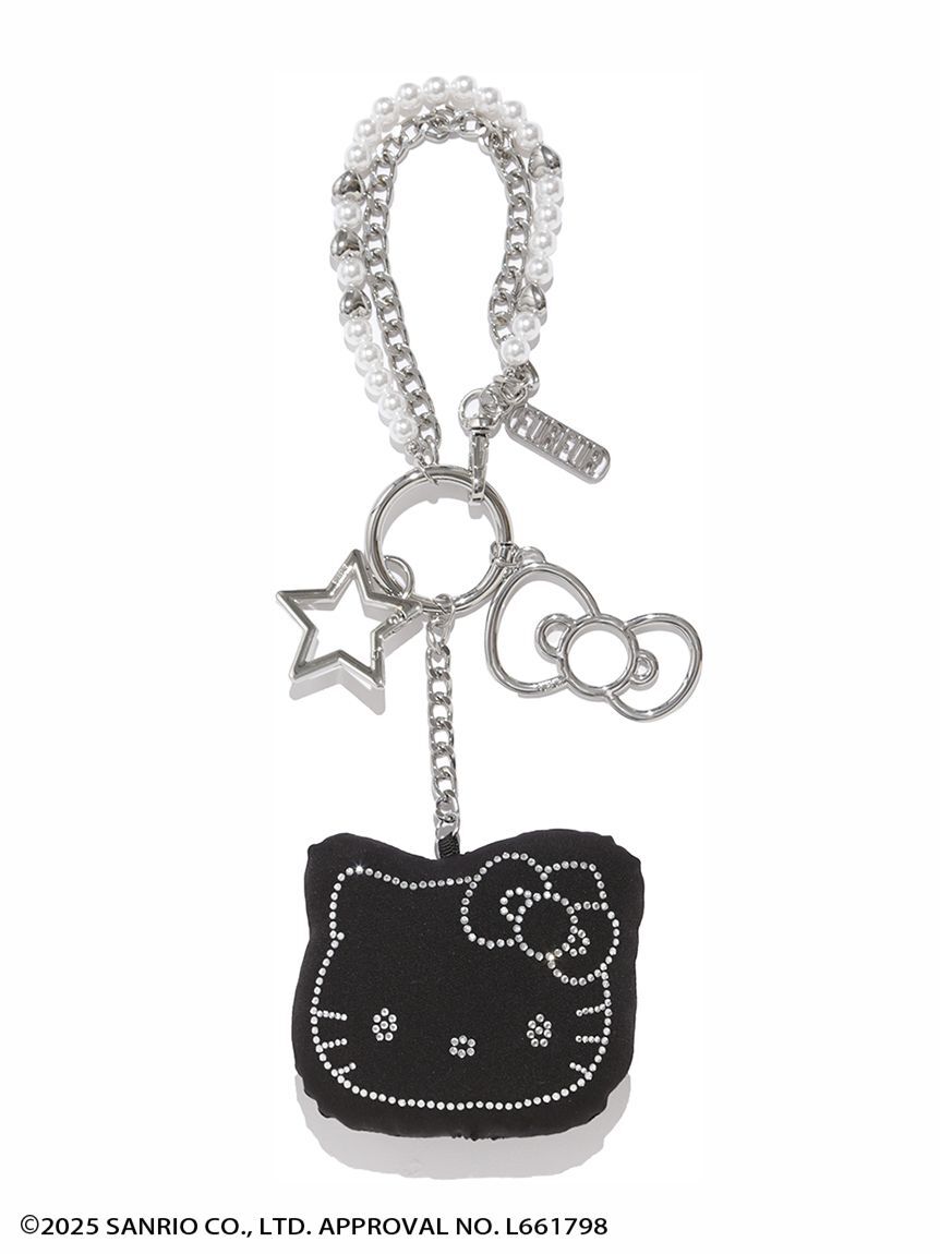 FURFUR「HELLO KITTYクリスタルチャーム」|キーケース|BLK