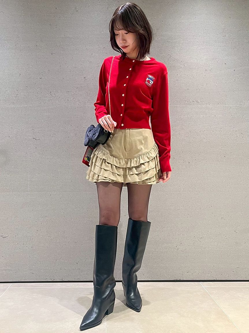 FURFUR「HELLO KITTYワッペンカーディガン」|カーディガン|