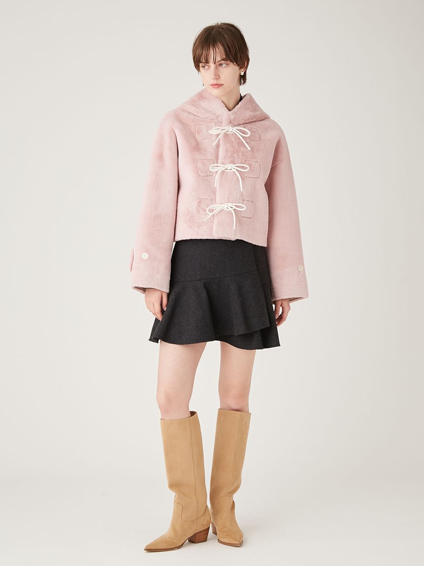 FURFUR「ツイードフレアスカート」|スカート|