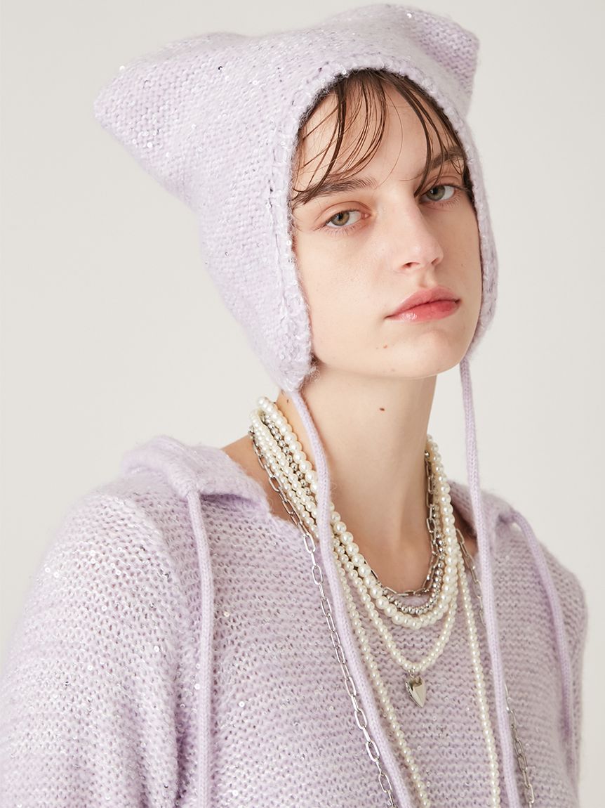 FURFUR「キャットライクビーニー」|ニット帽|