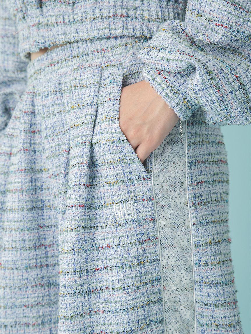 FURFUR「ツイーディトラックパンツ」|チノ|