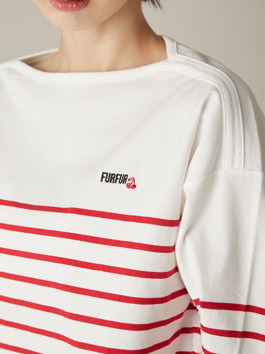 FURFUR「バスクボーダーロングスリーブTシャツ」|Tシャツ・カットソー|