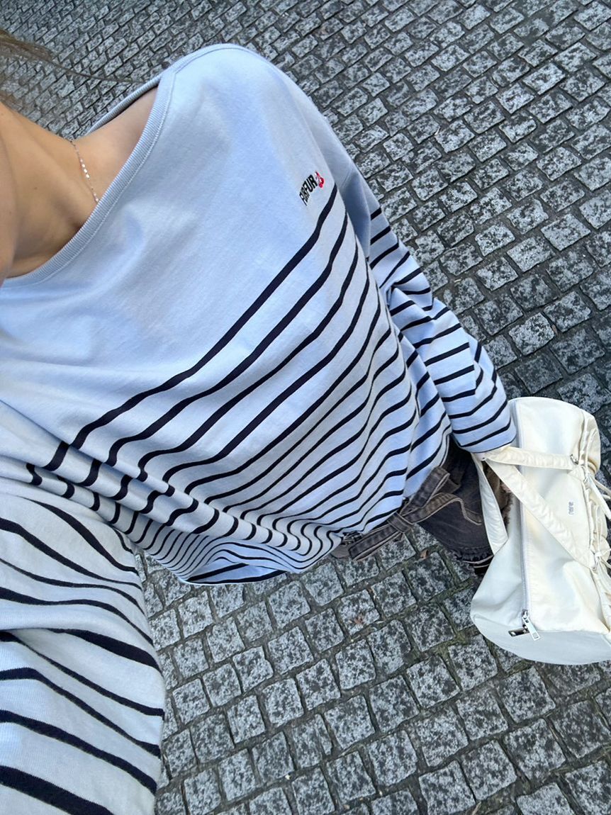 FURFUR「バスクボーダーロングスリーブTシャツ」|Tシャツ・カットソー|