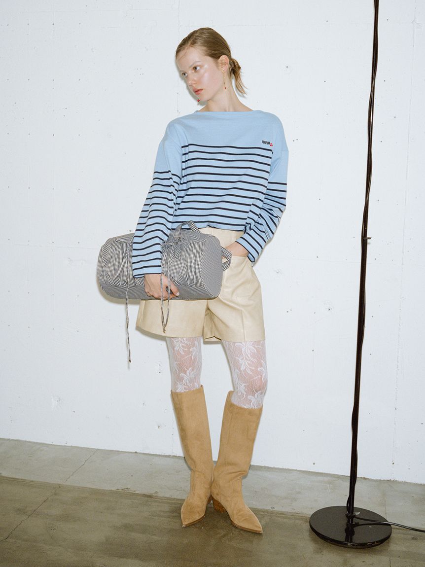 FURFUR「バスクボーダーロングスリーブTシャツ」|Tシャツ・カットソー|