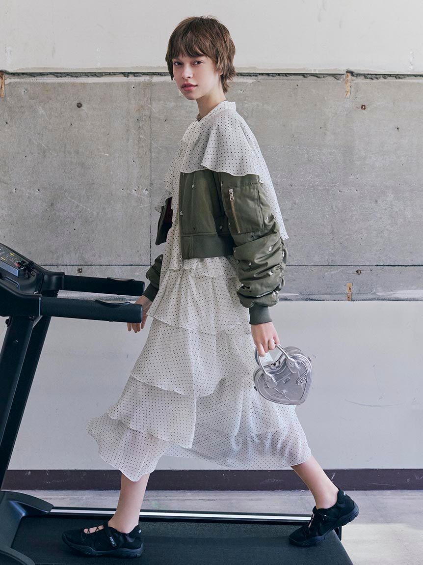 FURFUR「【WEB・一部店舗限定カラー】フラワー刺繍MA-1」|ブルゾン・スタジャン|