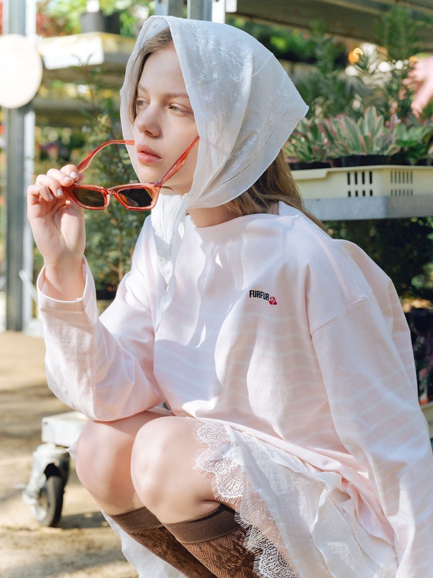 FURFUR「ハンカチ刺繍スカショーパン」|キュロット|