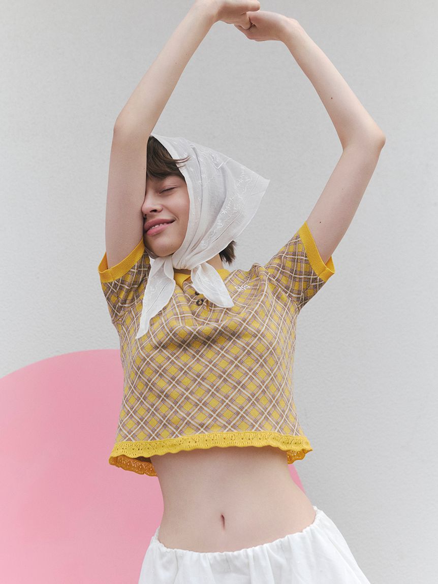 FURFUR「ハンカチ刺繍マルチウェイキャミソール」|キャミソール|