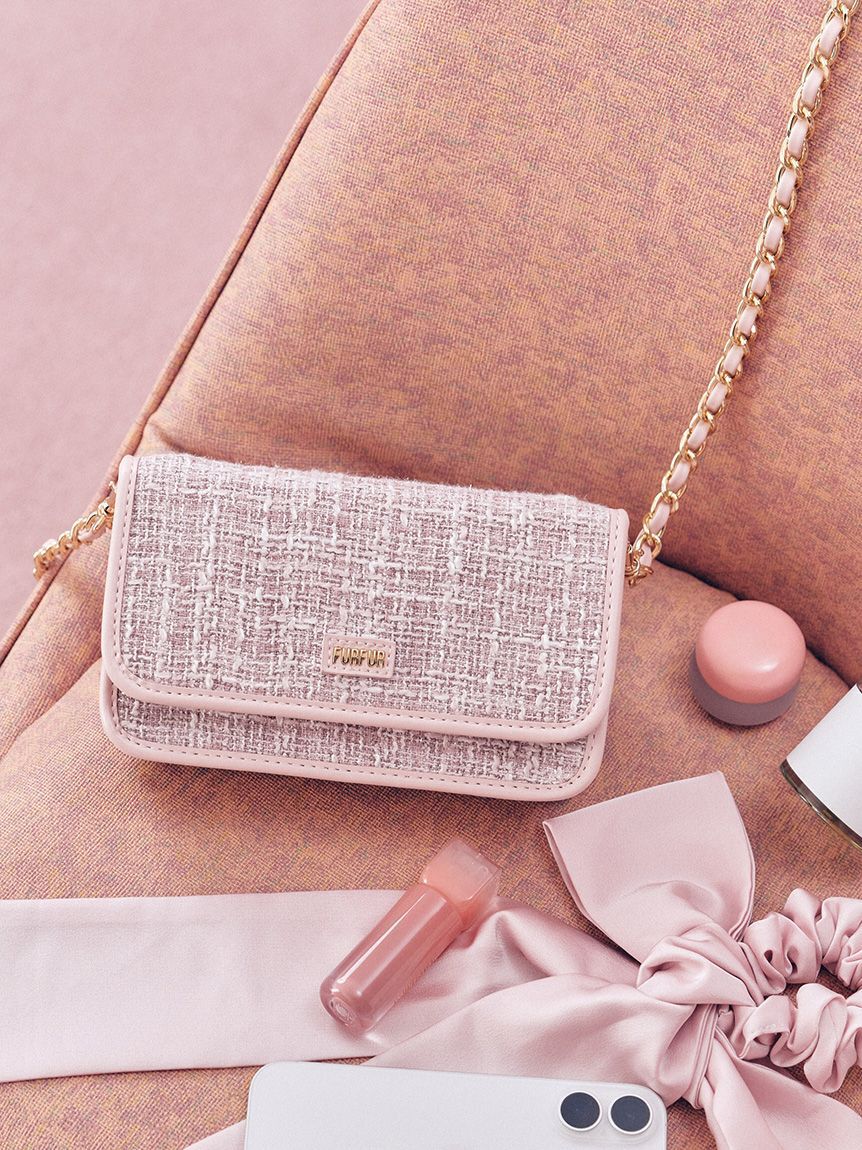 FURFUR「【限定カラー】ツイードロゴフォンホルダー」|ショルダー・メッセンジャー|