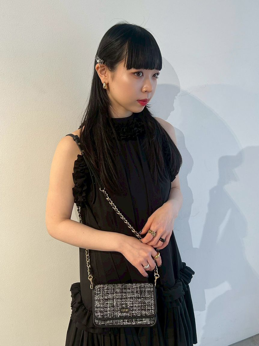 FURFUR「【限定カラー】ツイードロゴフォンホルダー」|ショルダー・メッセンジャー|