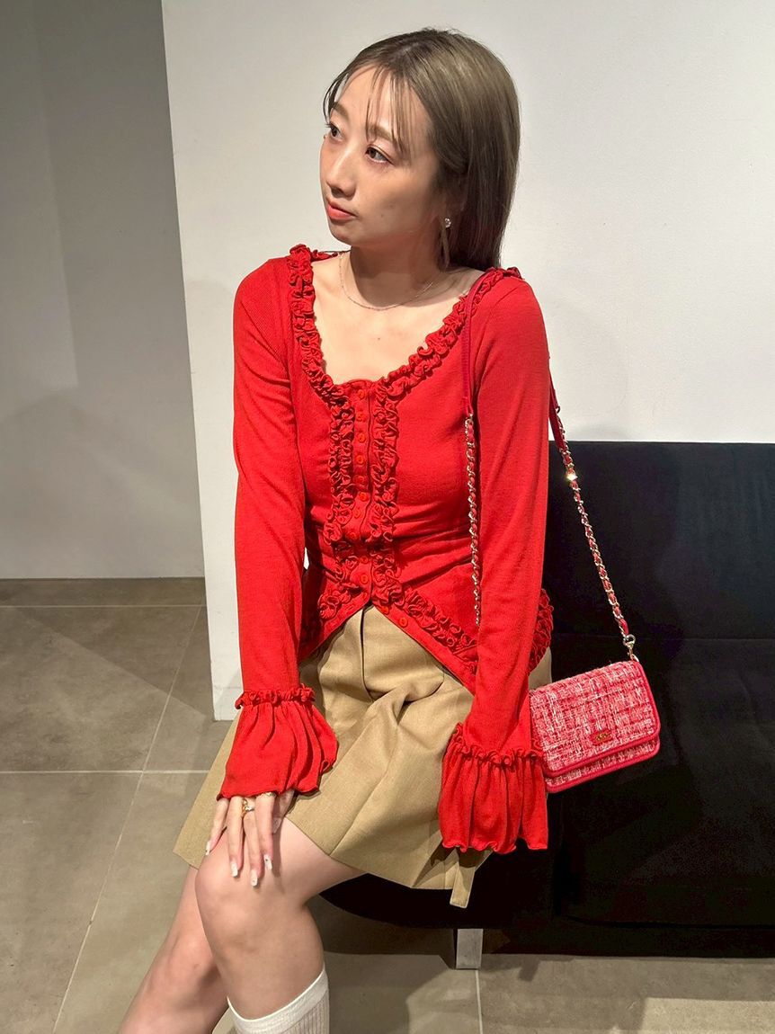 FURFUR「【限定カラー】ツイードロゴフォンホルダー」|ショルダー・メッセンジャー|