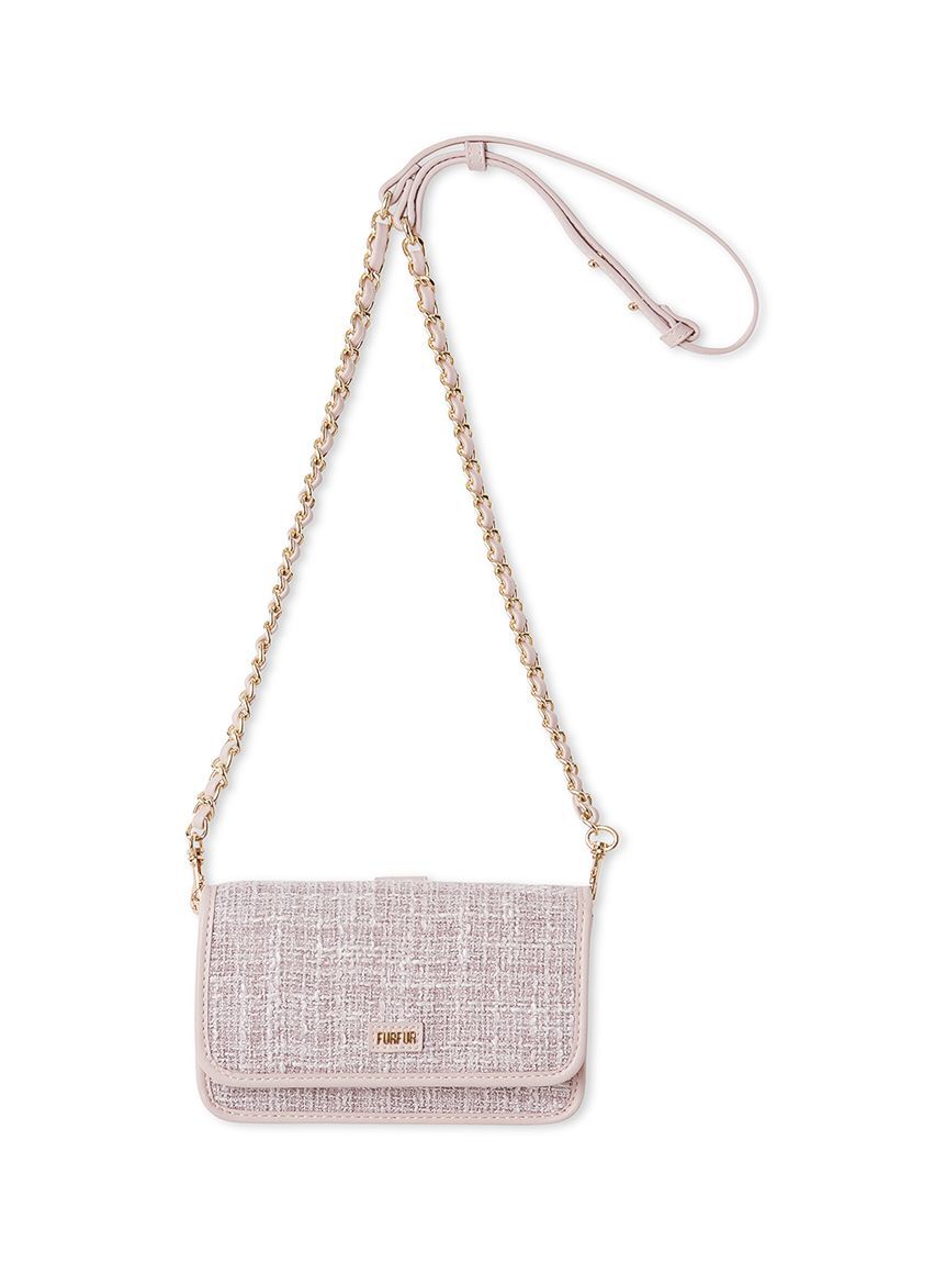 FURFUR「【限定カラー】ツイードロゴフォンホルダー」|ショルダー・メッセンジャー|