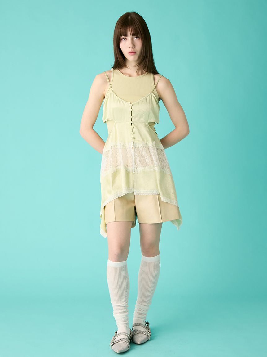 FURFUR「タンクトップセットランジェリーキャミソール」|キャミソール|