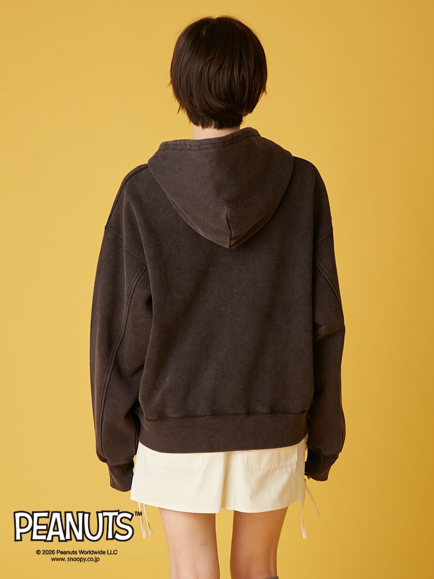 FURFUR「スヌーピーコラボルーズシルエットパーカー」|パーカー|