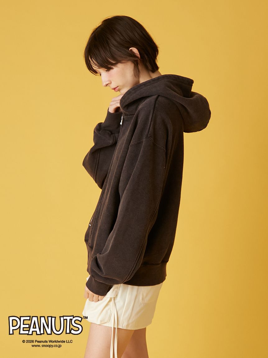 FURFUR「スヌーピーコラボルーズシルエットパーカー」|パーカー|