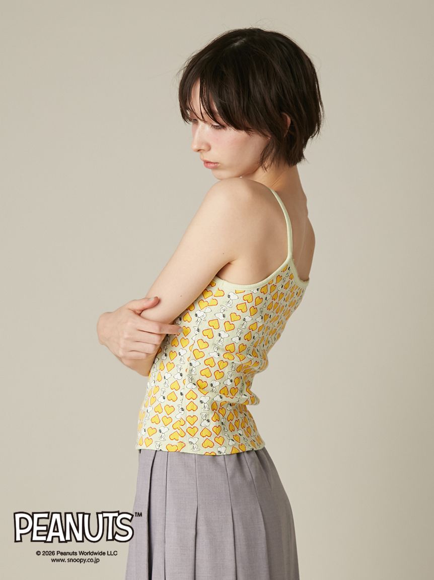 FURFUR「スヌーピーコラボ総柄キャミソール」|キャミソール|