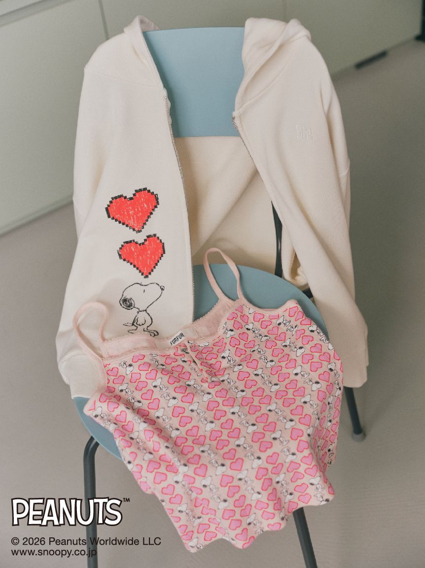 FURFUR「スヌーピーコラボ総柄キャミソール」|キャミソール|