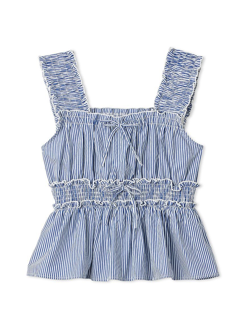 FURFUR「【WEB・一部店舗限定カラー】ギンガムチェックシャーリングブラウス」|シャツ・ブラウス|