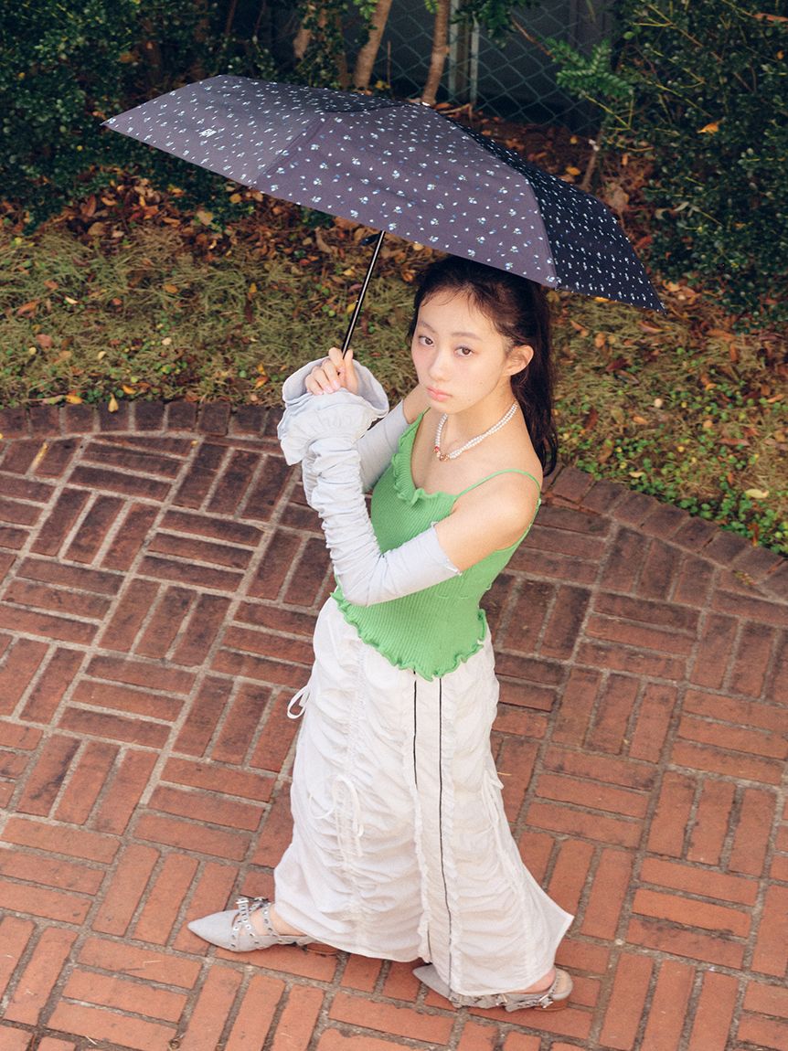 FURFUR「【UVカット】フリルアームカバー&ポーチセット」|手袋|