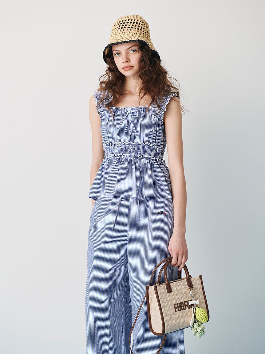 FURFUR「ラフィアライクバケットハット」|ハット|