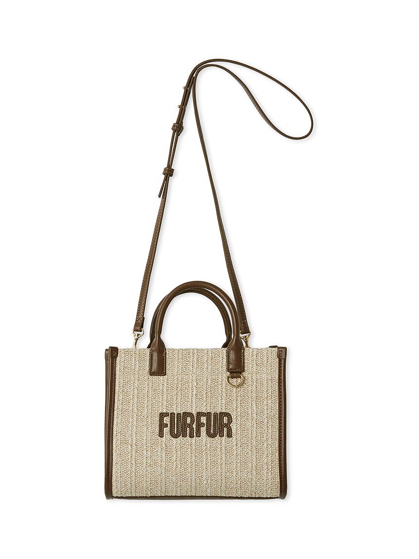 FURFUR「【限定カラー】ラフィアロゴトートバッグ」|トートバッグ|