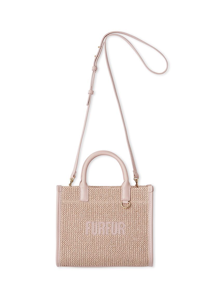 FURFUR「【限定カラー】ラフィアロゴトートバッグ」|トートバッグ|