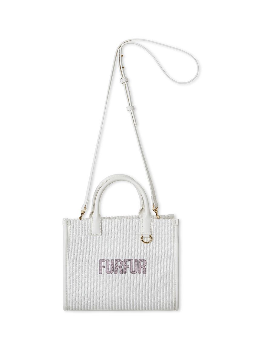 FURFUR「【限定カラー】ラフィアロゴトートバッグ」|トートバッグ|