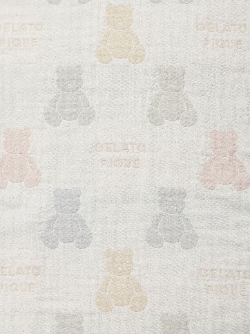 GELATO PIQUE KIDS & BABY「【BABY】ベア３重ガーゼブランケット」|その他ベビー用品|