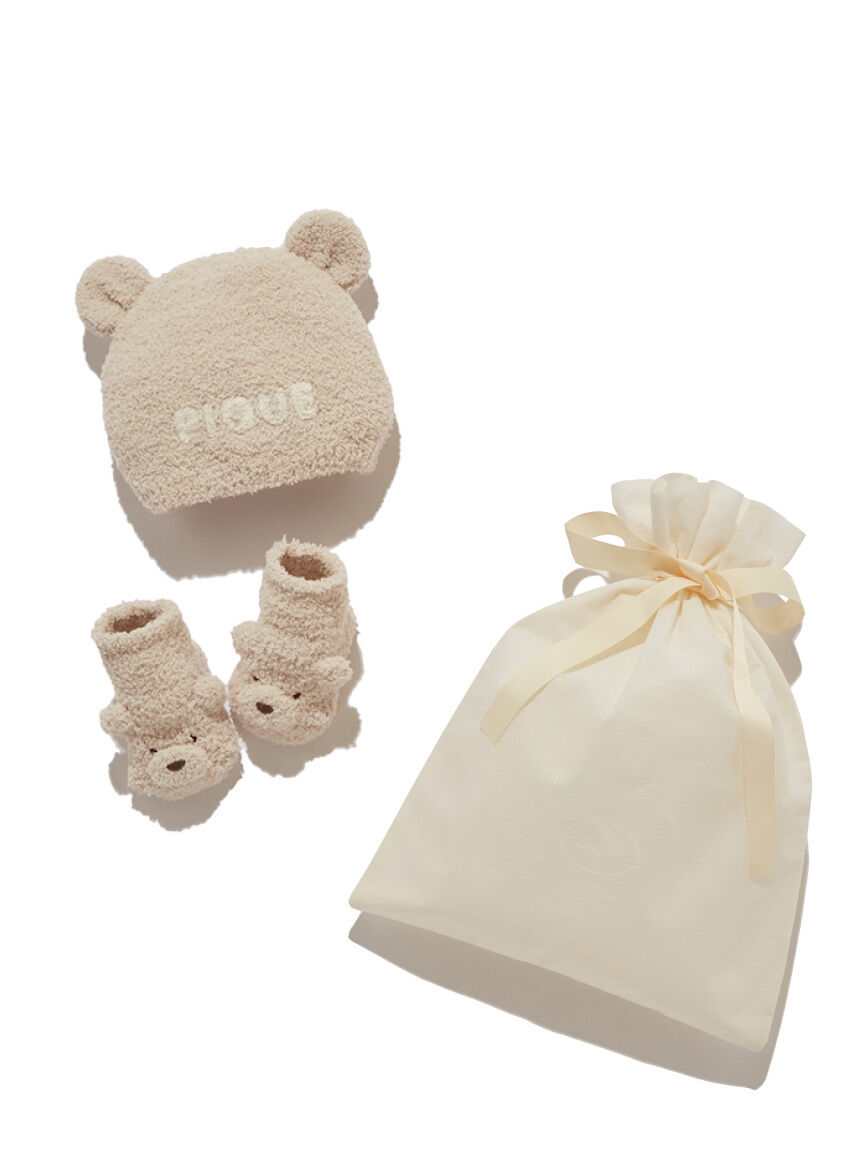 GELATO PIQUE KIDS & BABY「【ラッピング済み】【BABY】パウダーベアキャップ＆ソックスSET」|その他ベビー用品|BEG