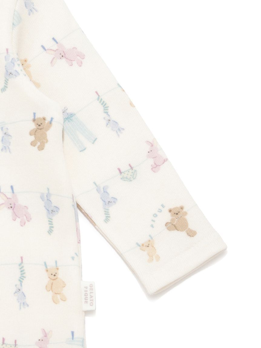 GELATO PIQUE KIDS & BABY「【BABY】ウォッシングアニマル柄ロンパース」|ロンパース|