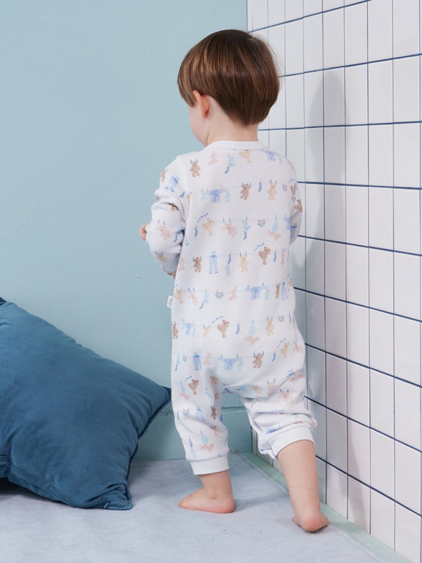 GELATO PIQUE KIDS & BABY「【BABY】ウォッシングアニマル柄ロンパース」|ロンパース|