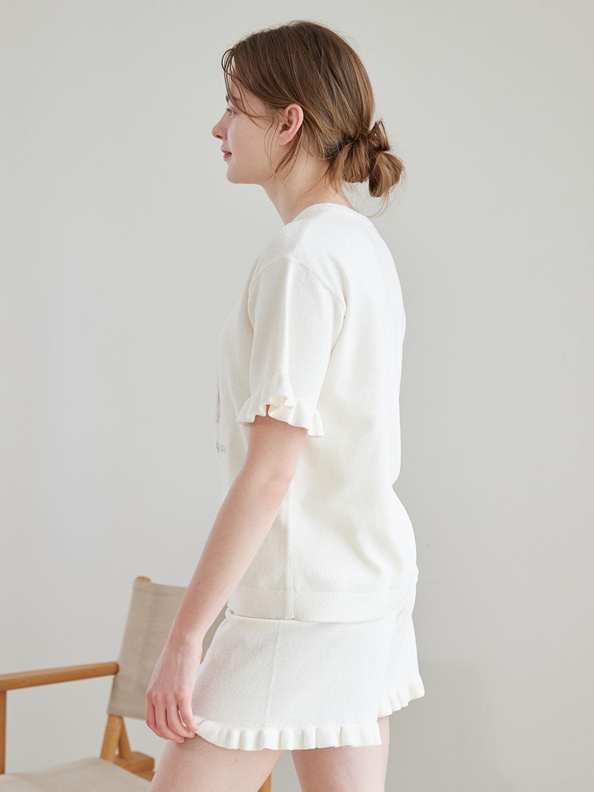 gelato pique「エアリーモコラビットジャガードプルオーバー」|ルームウェア|