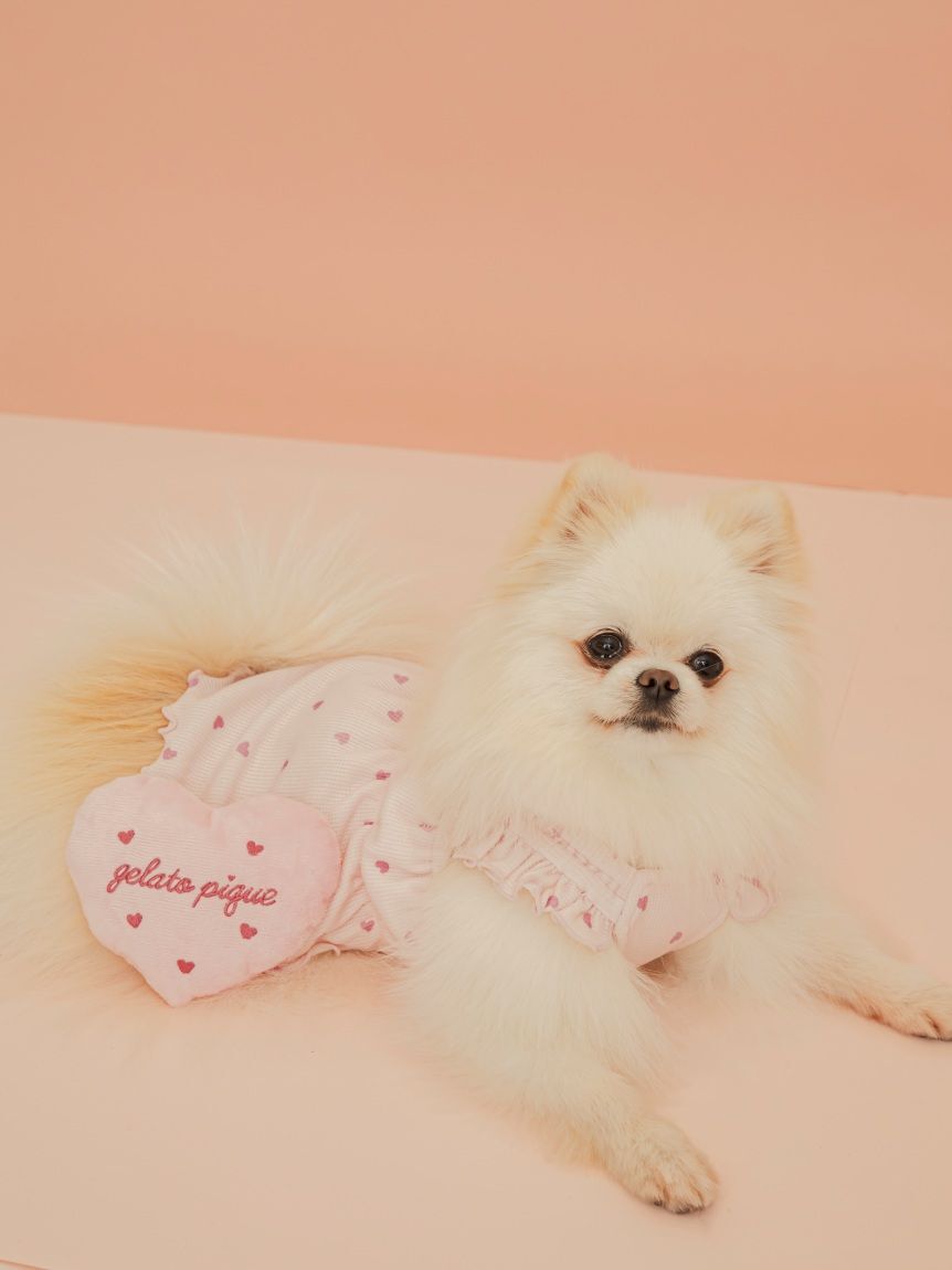  GELATO PIQUE CAT&DOG「【CAT&DOG】ハート柄フリルワンピース」|その他|
