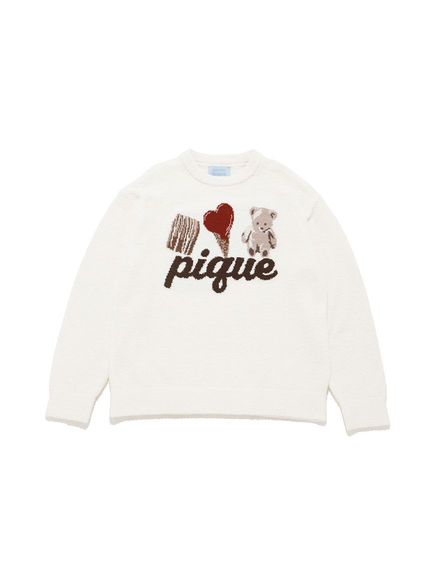 GELATO PIQUE HOMME「【HOMME】ワンポイントジャガードプルオーバー」|プルオーバー|