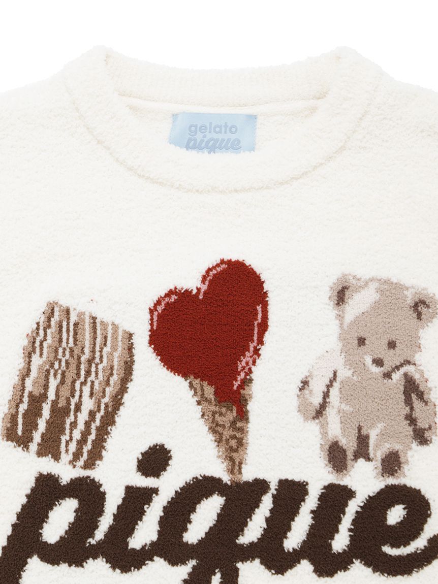 GELATO PIQUE HOMME「【HOMME】ワンポイントジャガードプルオーバー」|プルオーバー|