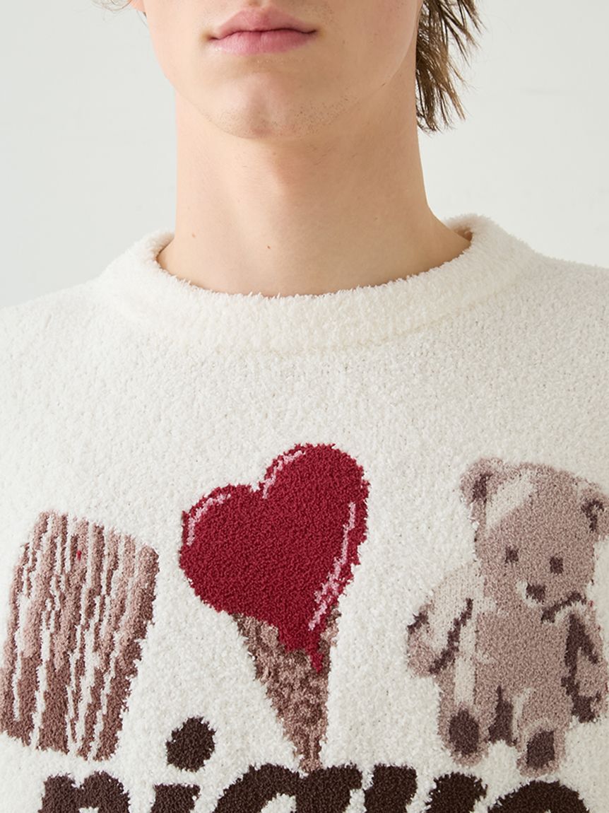 GELATO PIQUE HOMME「【HOMME】ワンポイントジャガードプルオーバー」|プルオーバー|