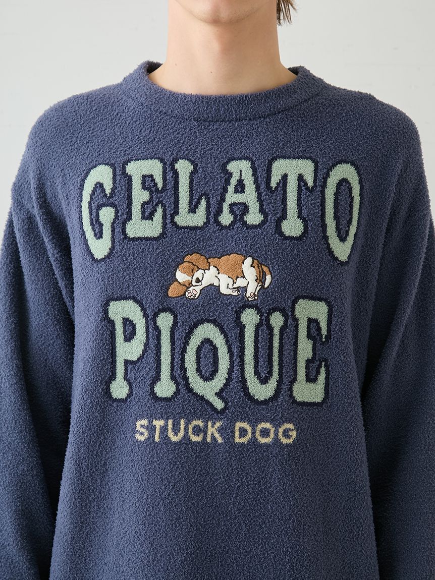 GELATO PIQUE HOMME「【HOMME】エアリーモコスリーピングドッグプルオーバー」|プルオーバー|