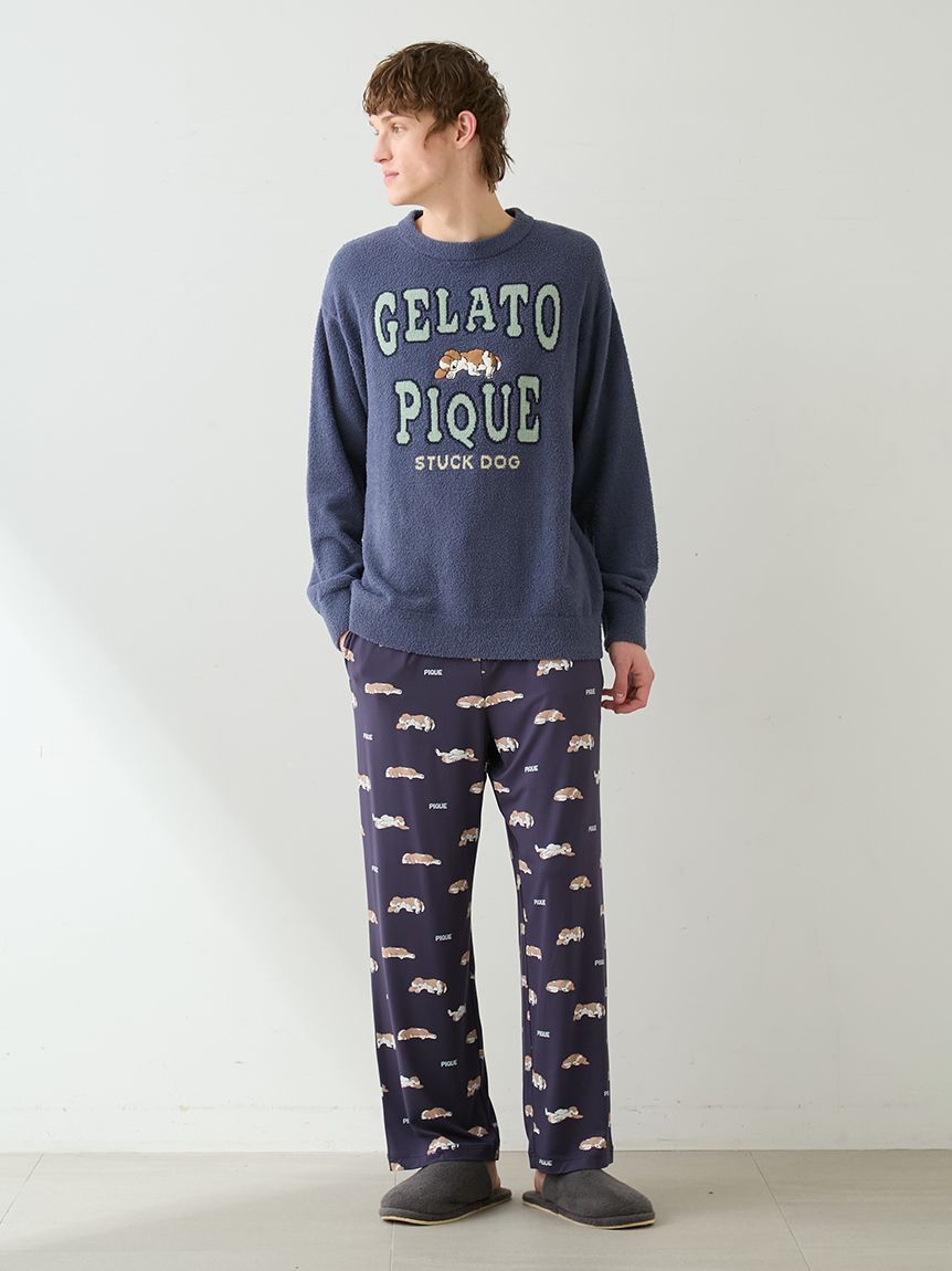 GELATO PIQUE HOMME「【HOMME】エアリーモコスリーピングドッグプルオーバー」|プルオーバー|