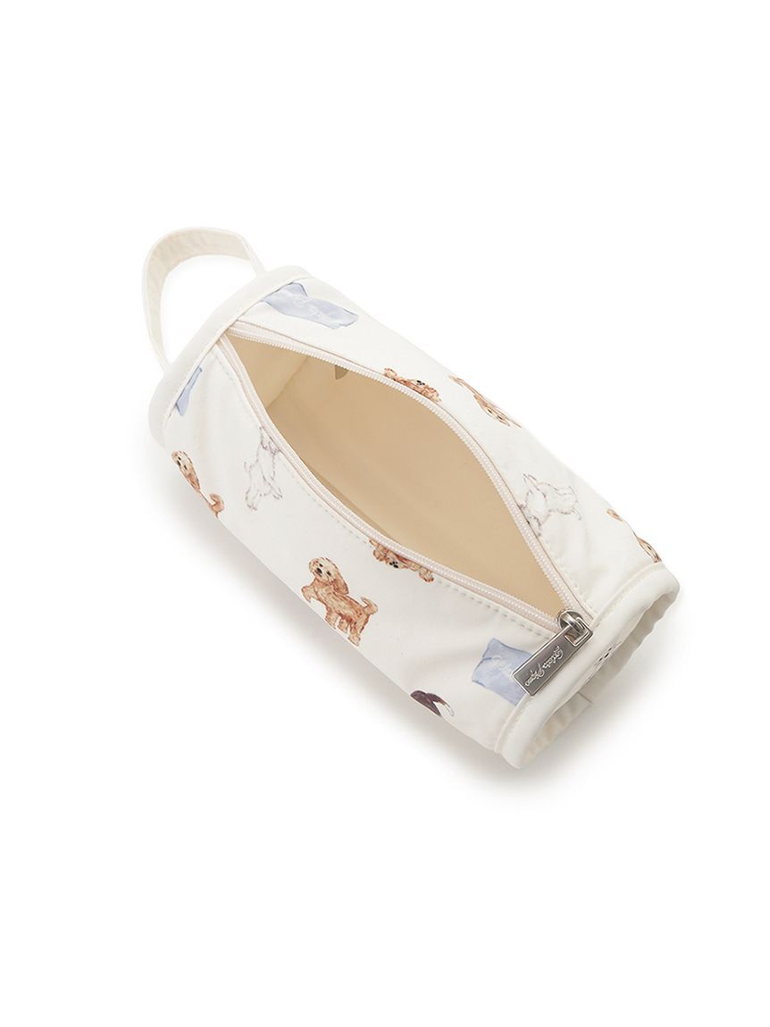 gelato pique「プレイフルDOG総柄ハンドル付きポーチ」|ポーチ|