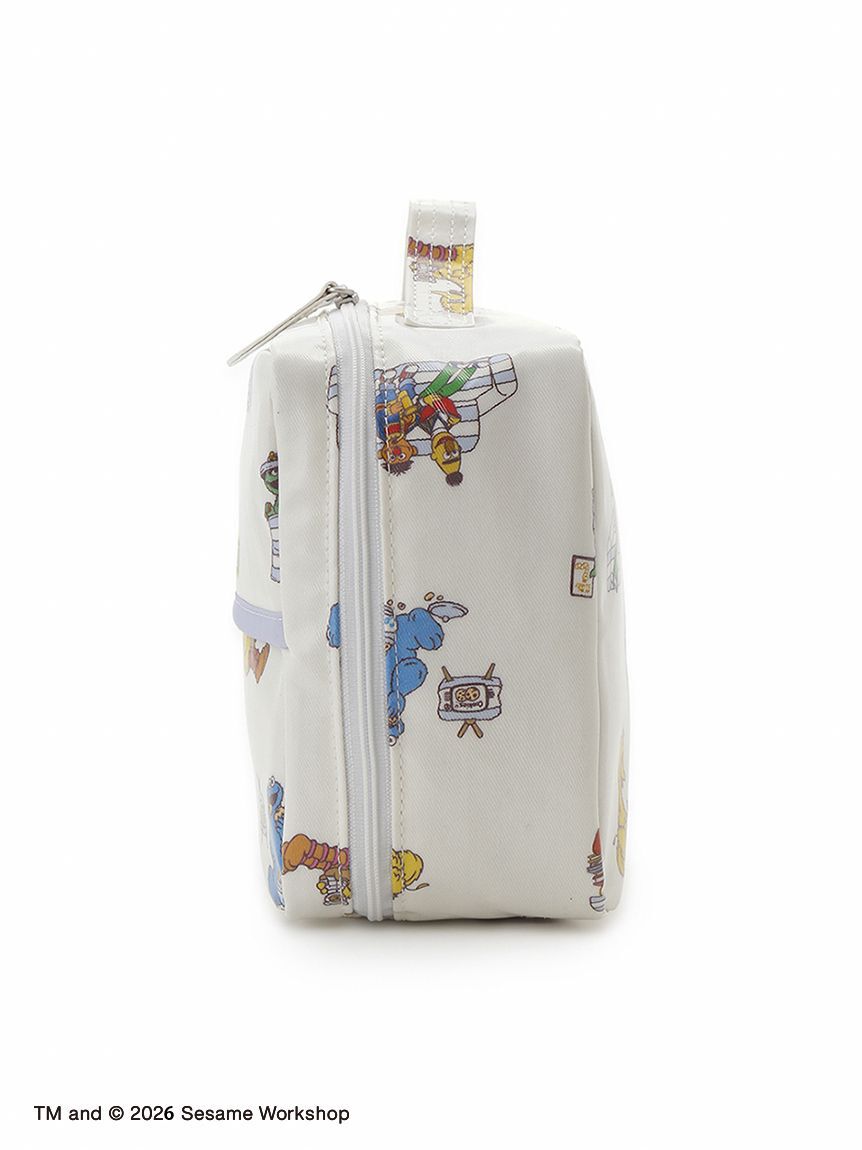 gelato pique「【SESAME STREET】総柄おむつポーチ」|マタニティ・ママグッズ|