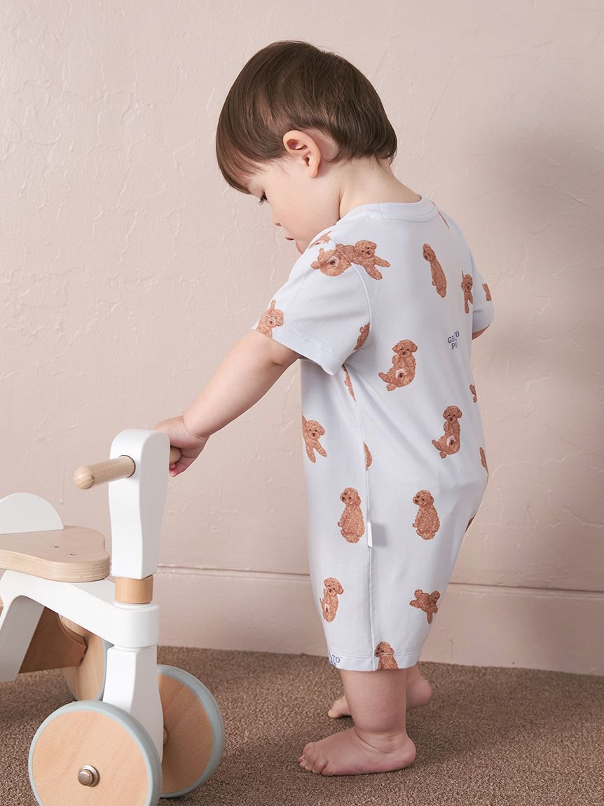 GELATO PIQUE KIDS & BABY「【BABY】ドッグ柄ロンパース」|ロンパース|