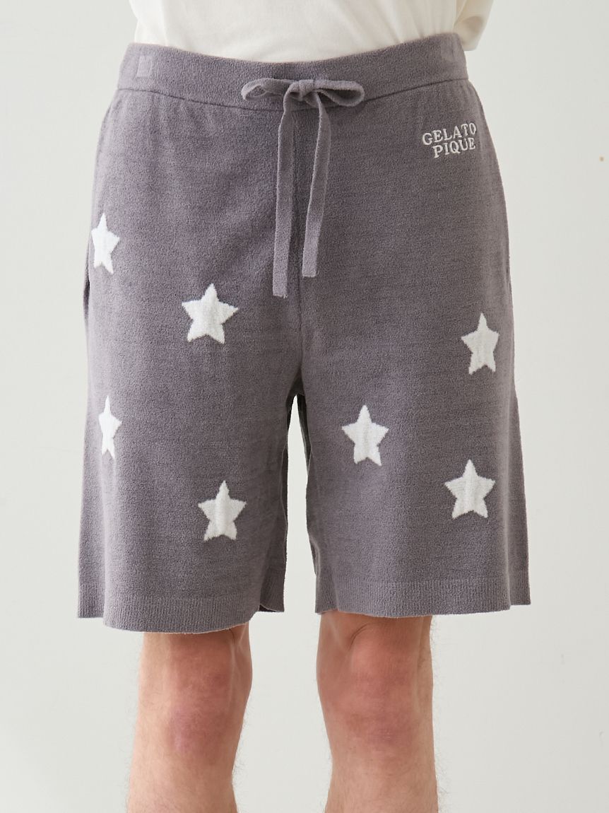 GELATO PIQUE HOMME「【ONLINE限定】【HOMME】ドッグジャガードプルオーバー&ハーフパンツセット」|ルームウェア|